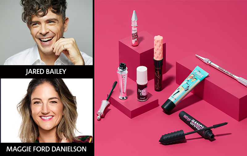 Photo of Benefit products and founders