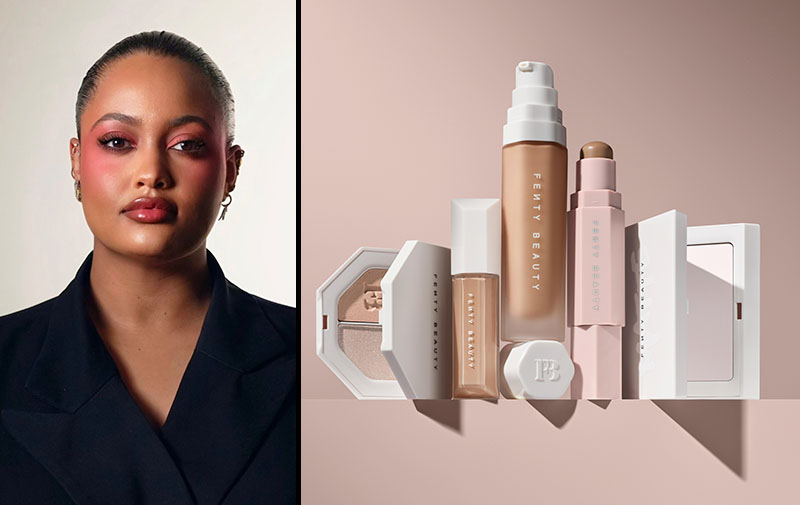 Photo of Fenty Beauty Products and Guest