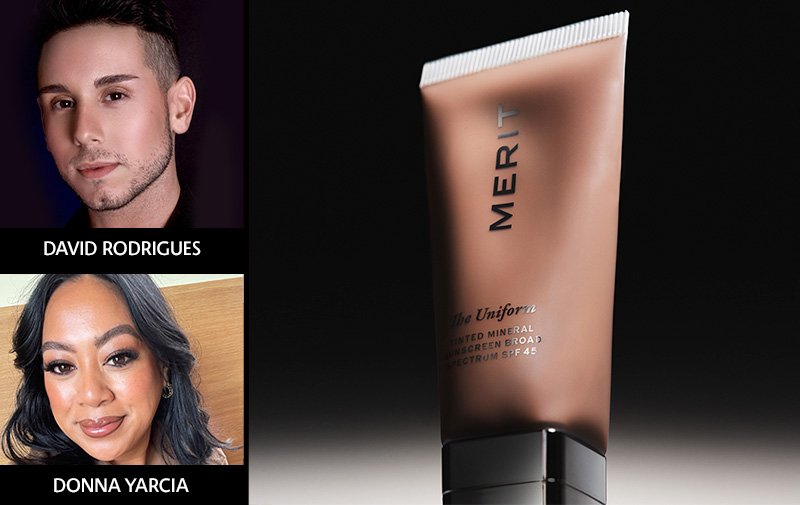 Photo of Merit Beauty Products and Guest