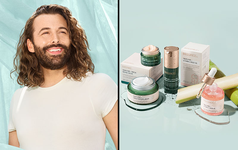 Photo of Biossance's Global Self-Care Ambassador Jonathan Van Ness